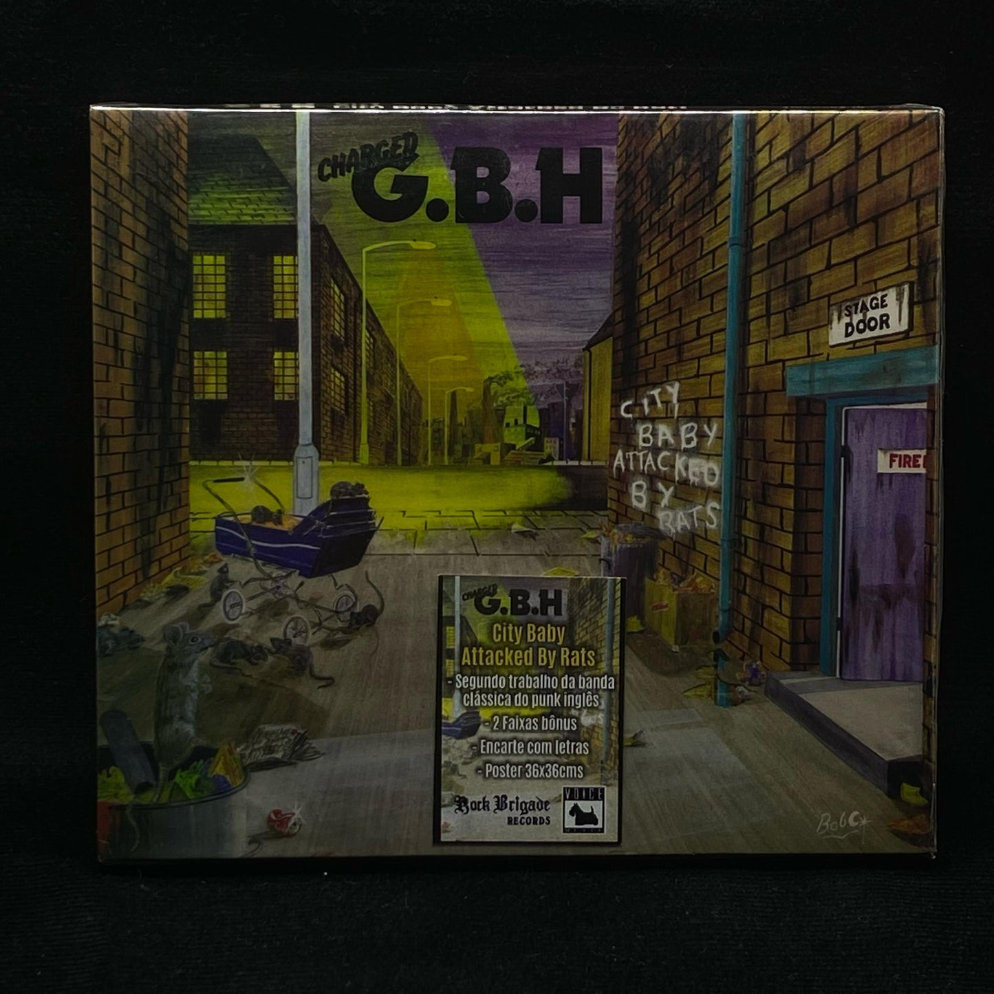 G.B.H - City Baby Attacked By Rats CD Slipcase | Black Hearts Records