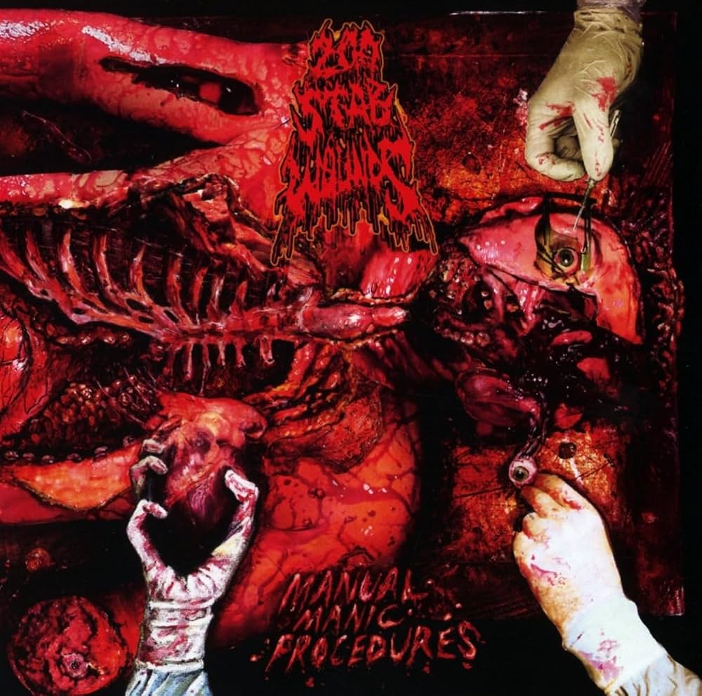 200 STAB WOUNDS - Manual Manic Procedures CD | Black Hearts Records
