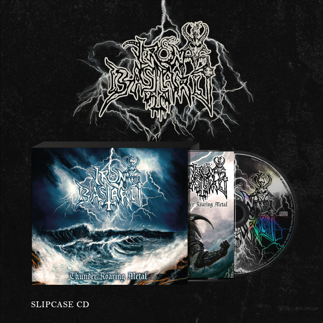 IRON BASTARD - Thunder Röaring Metal CD Slipcase | Black Hearts Records