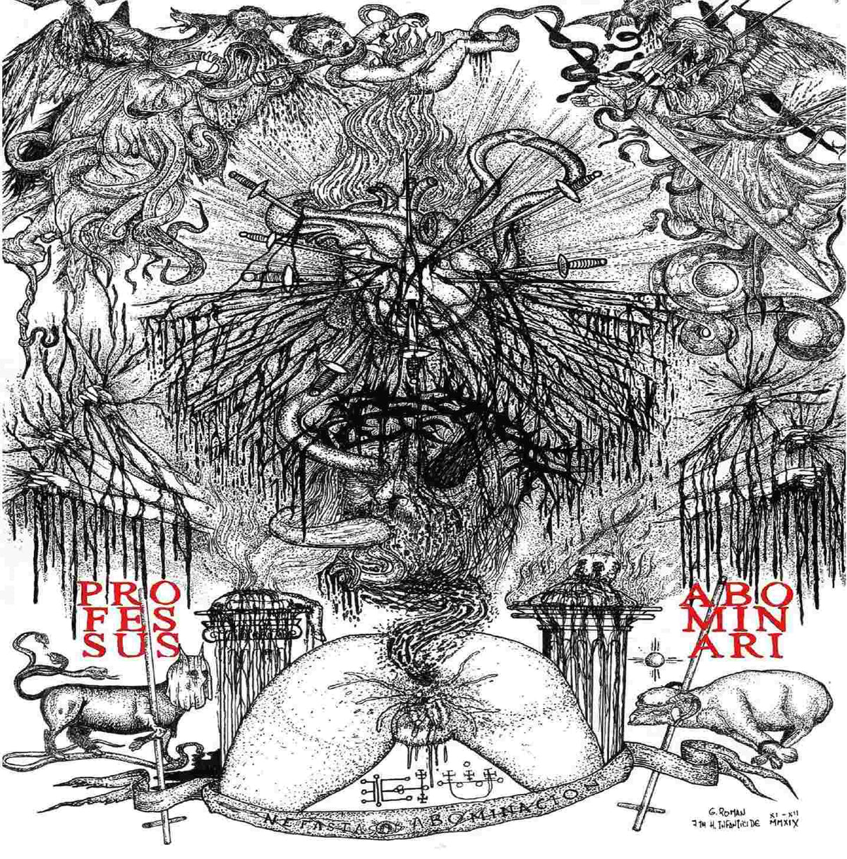 PROFESSUS ABOMINARI - Nefasta Abominación CD | Black Hearts Records