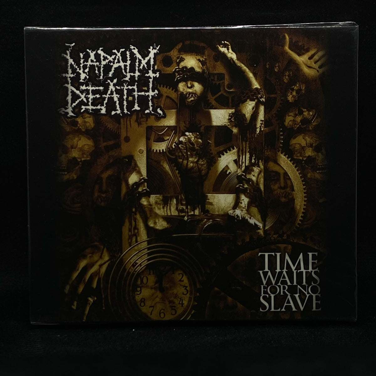 NAPALM DEATH - Time Waits For No Slave CD Slipcase | Black Hearts Records