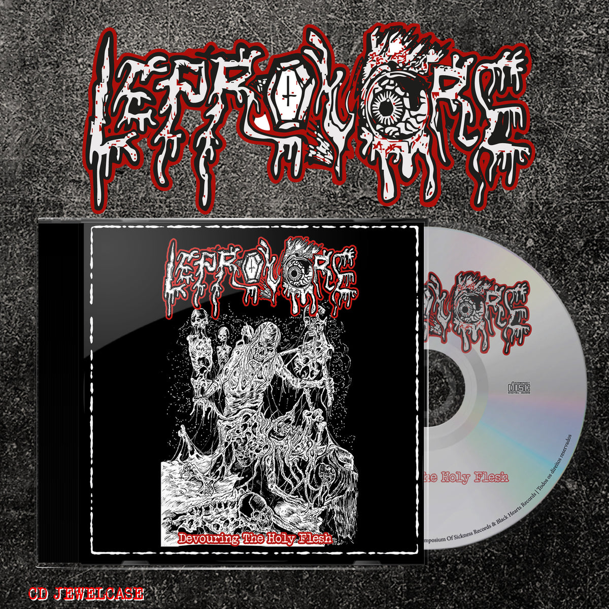 LEPROVORE - Devouring The Holy Flesh CD | Black Hearts Records