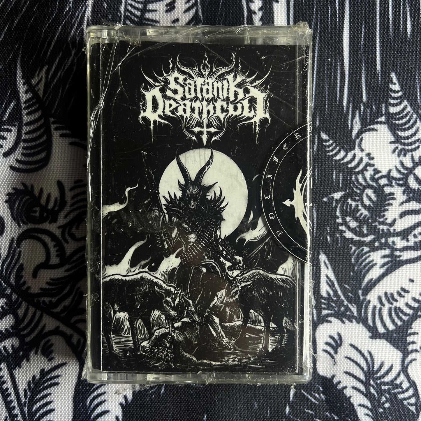 SATANIK DEATHCULT - Annihilating the Empire of the Bastard Christ Cassete | Black Hearts Records