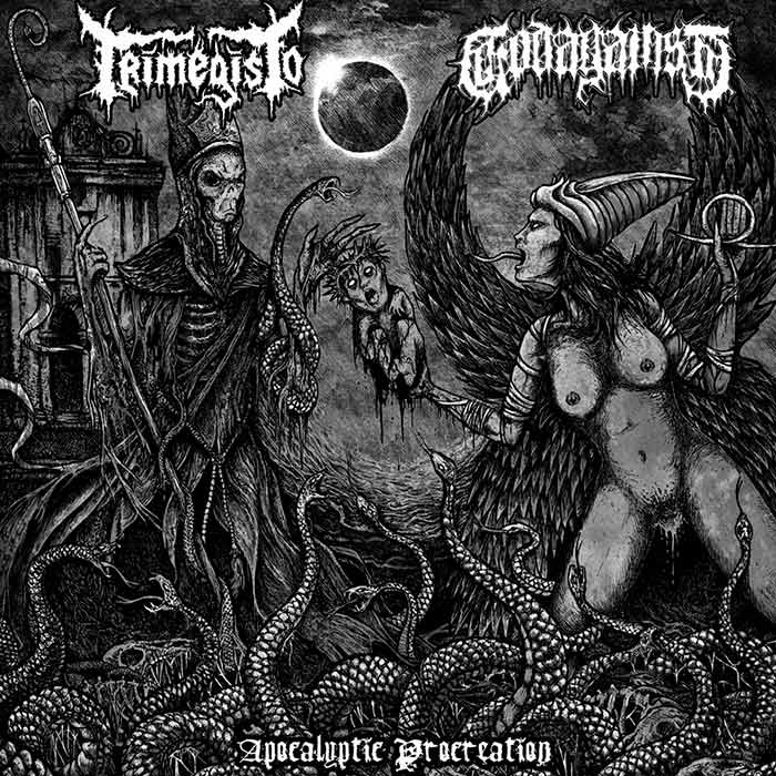 Trimegisto / Godagainst - Apocalyptic Procreation Cd Digipak | Black Hearts Records