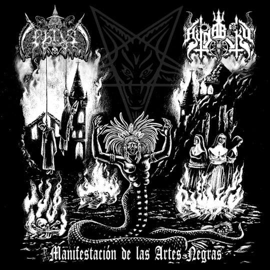 HUNAB KU /KVLT OF EBLIS - Manifestación De Las Artes Negras CD | Black Hearts Records