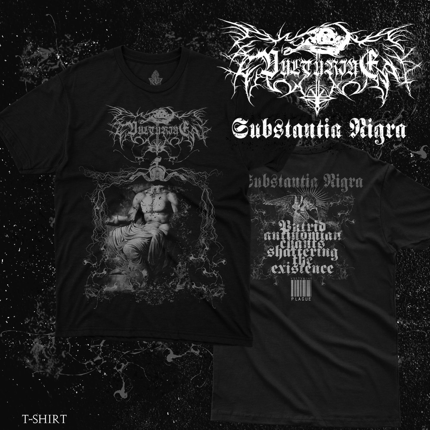 VULTURINE - Substantia Nigra Camiseta | Black Hearts Records
