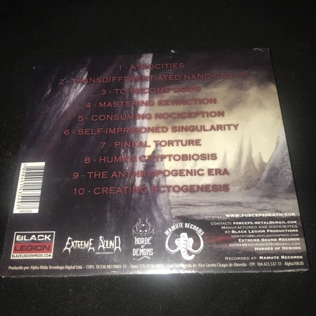 Forceps - Mastering Extinction CD Digipak