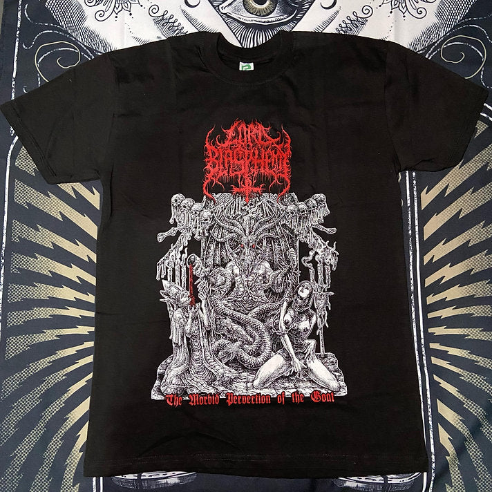 LORD BLASPHEMY - The Morbid Perversion of the Goat Camiseta | Black Hearts Records