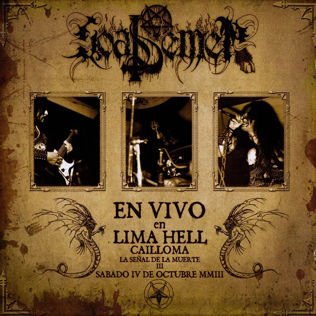 Goat Semen - En Vivo En Lima Hell CD | Black Hearts Records