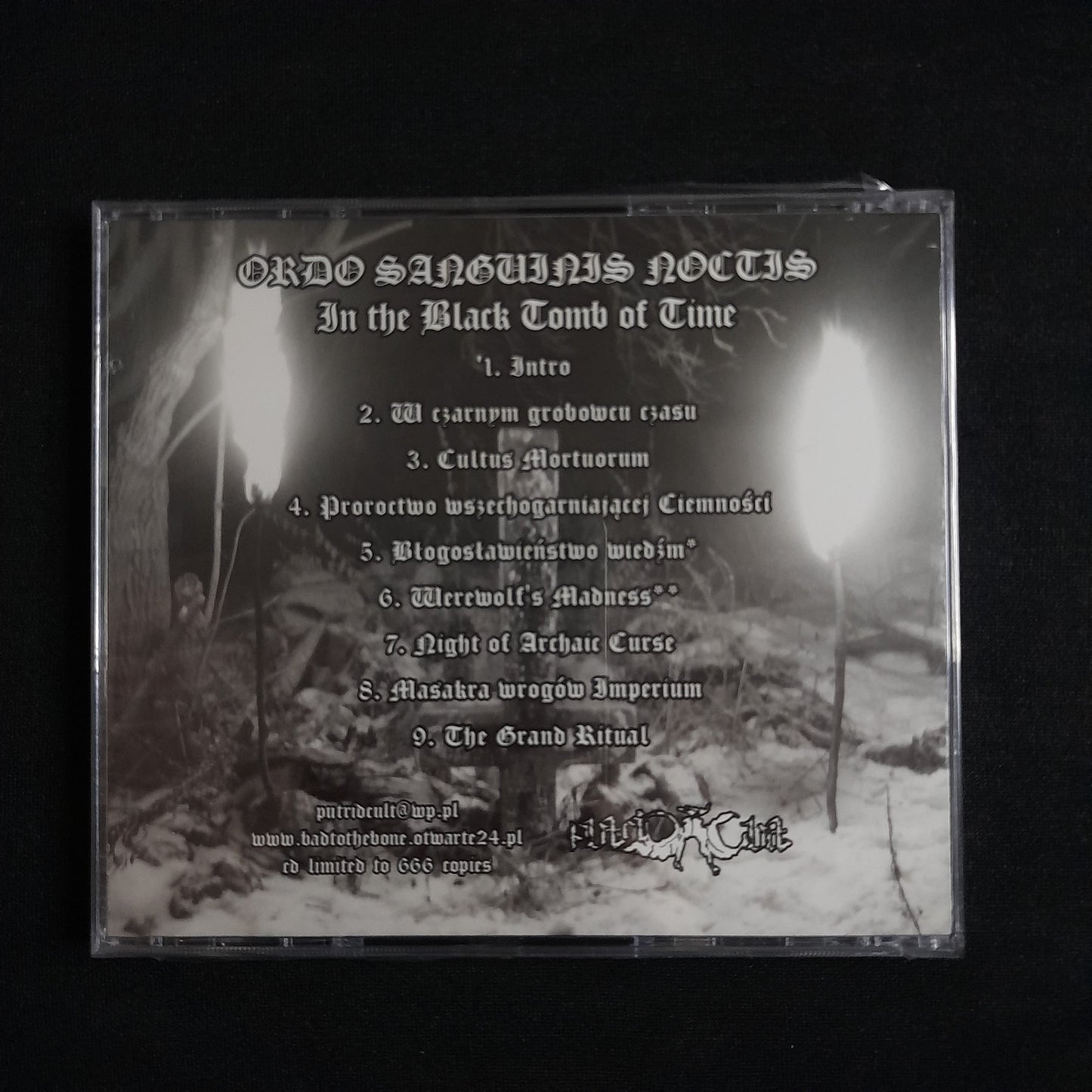Ordo Sanguinis Noctis - In the Black Tomb of Time CD