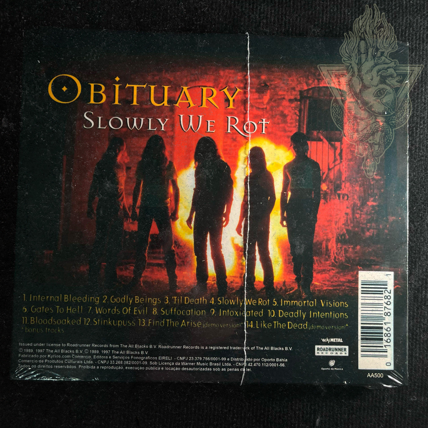 Obituary - Slow We Rot CD Slipcase
