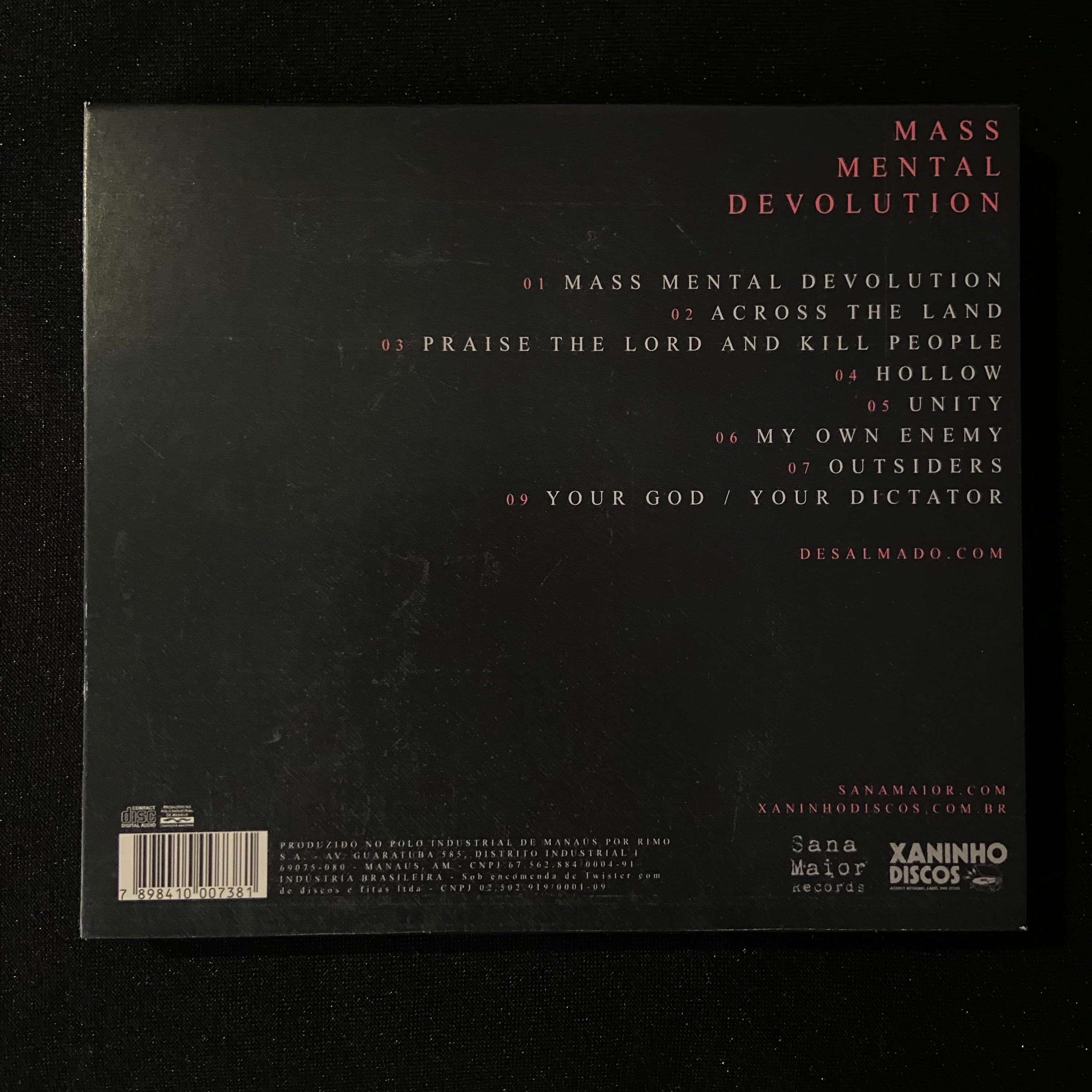Desalmado - Mass Mental Devolution CD Slipcase