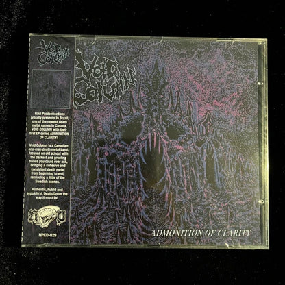 Void Column - Admonition of Clarity CD | Black Hearts Records