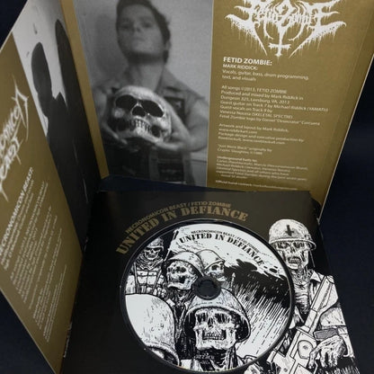 Necronomicon Beast/Fetid Zombie - United in Defiance 7 Giant DigipakCD