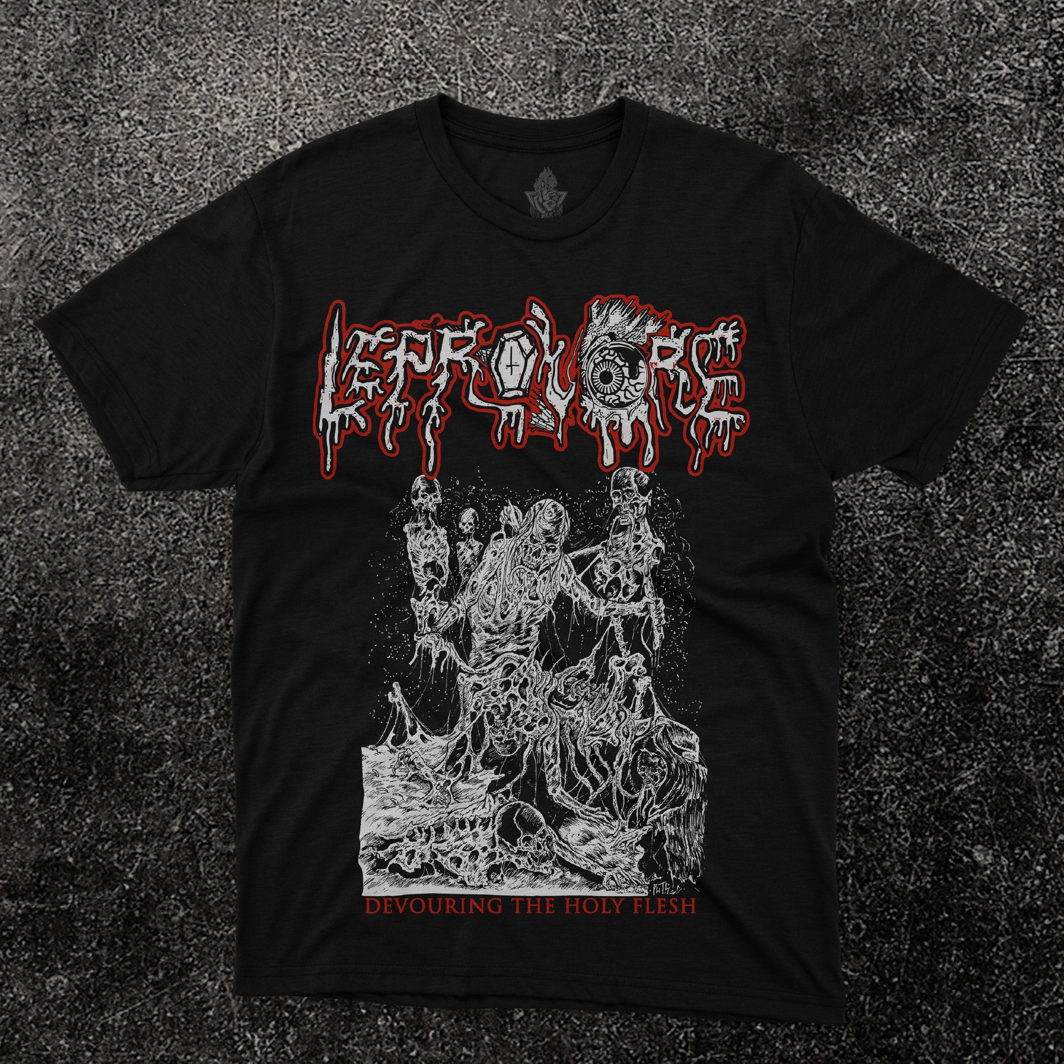 LEPROVORE "Devouring The Holy Flesh" Camiseta