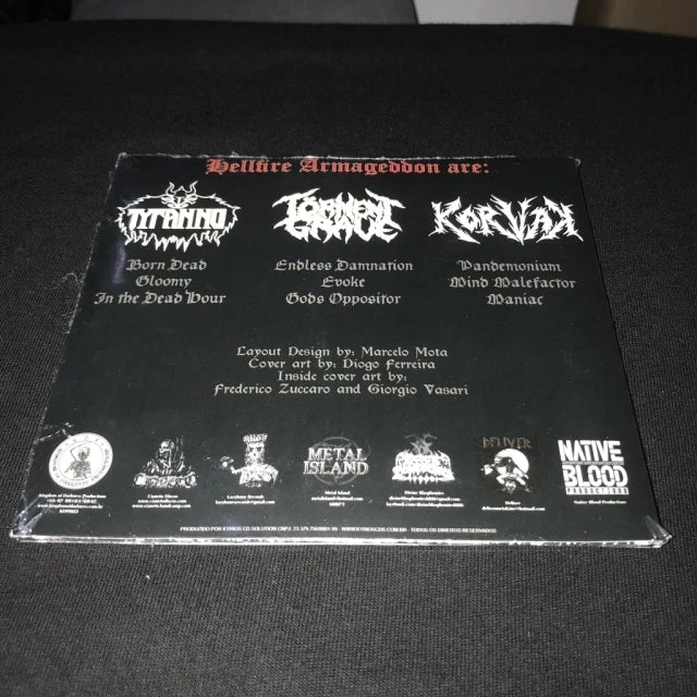 Tyranno/Korvak/Torment Grave - Hellfire Armageddon CD Digisleeve