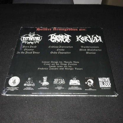 Tyranno/Korvak/Torment Grave - Hellfire Armageddon CD Digisleeve