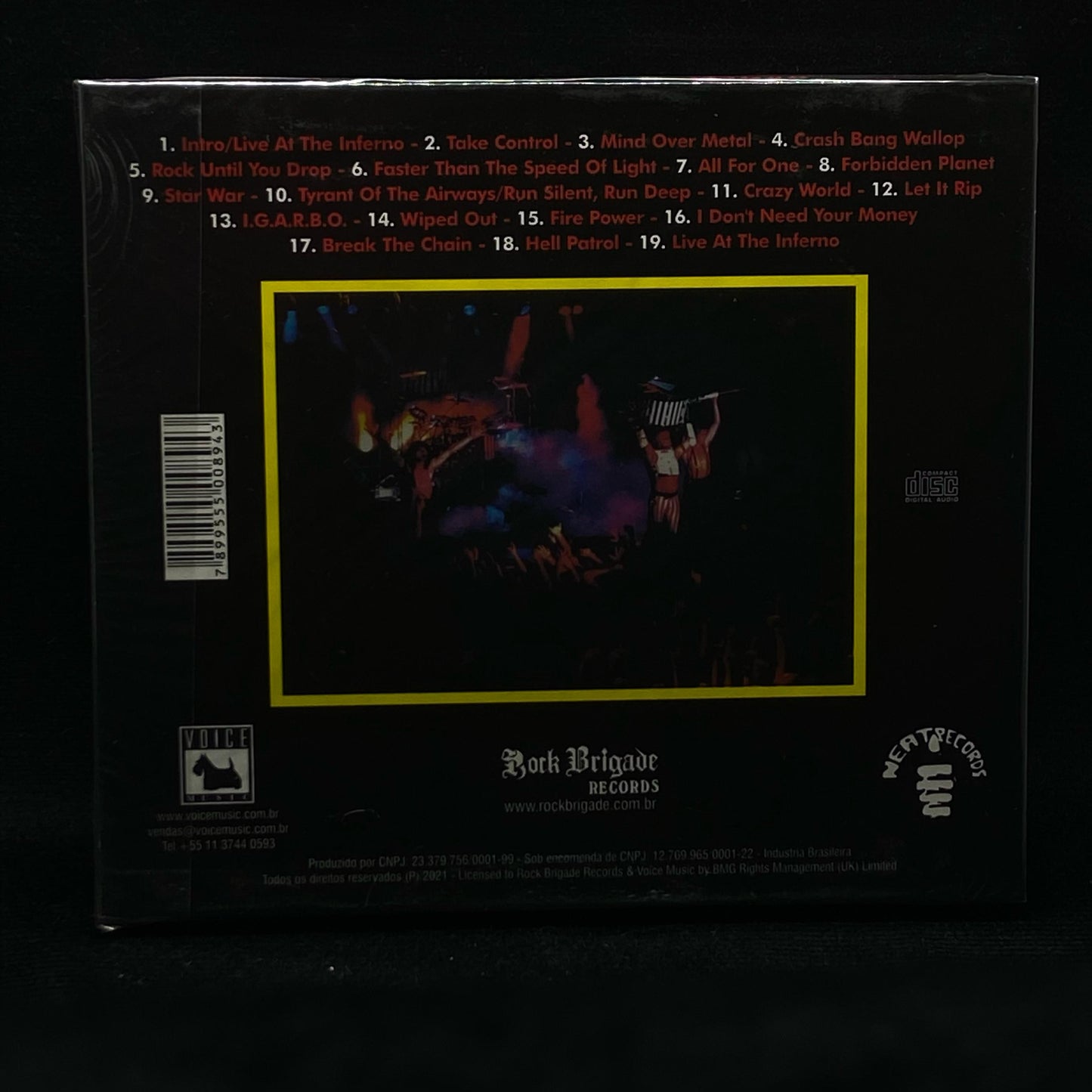 Raven - Live at the Inferno CD Slipcase