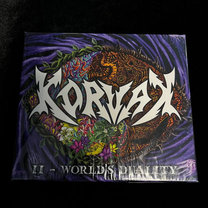 Korvak - II - World's Duality CD Slipcase | Black Hearts Records