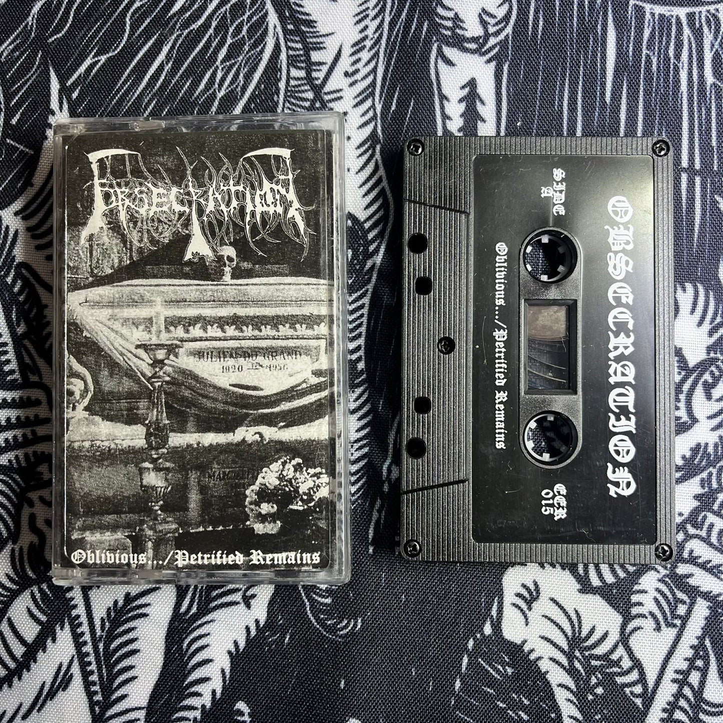 Obsecration - Oblivious.../Petrified Remains Cassete | Black Hearts Records
