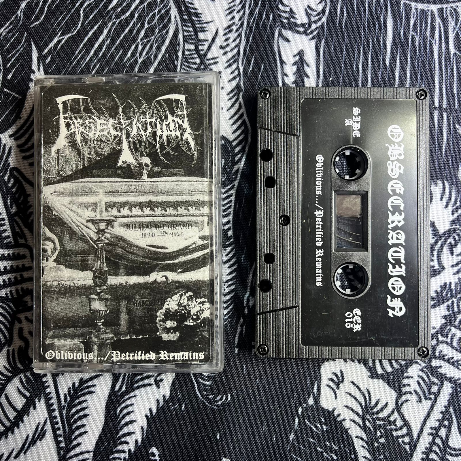 Obsecration - Oblivious.../Petrified Remains Cassete | Black Hearts Records