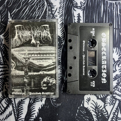 Obsecration - Oblivious.../Petrified Remains Cassete | Black Hearts Records