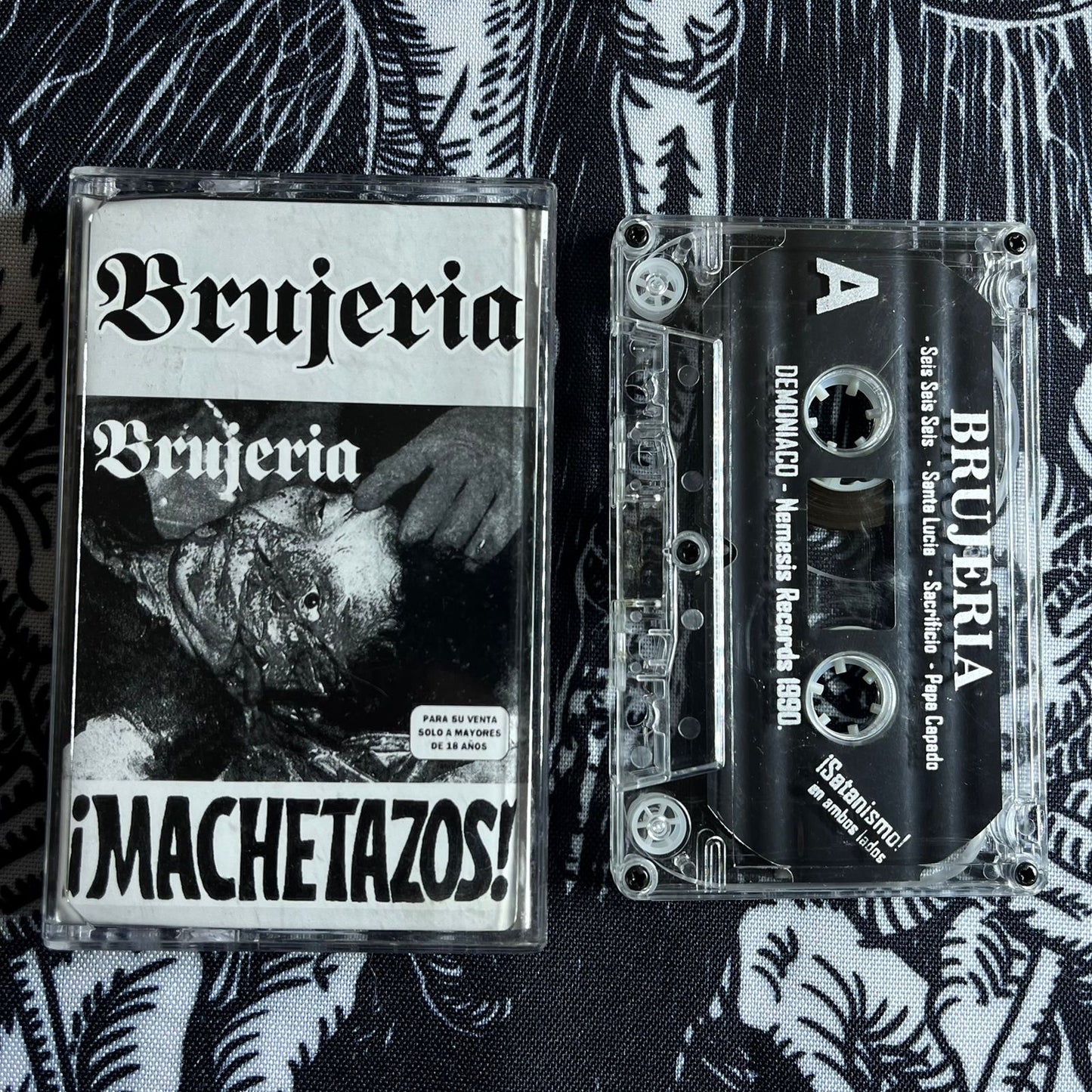 Brujeria - ¡Machetazos! Cassete | Black Hearts Records