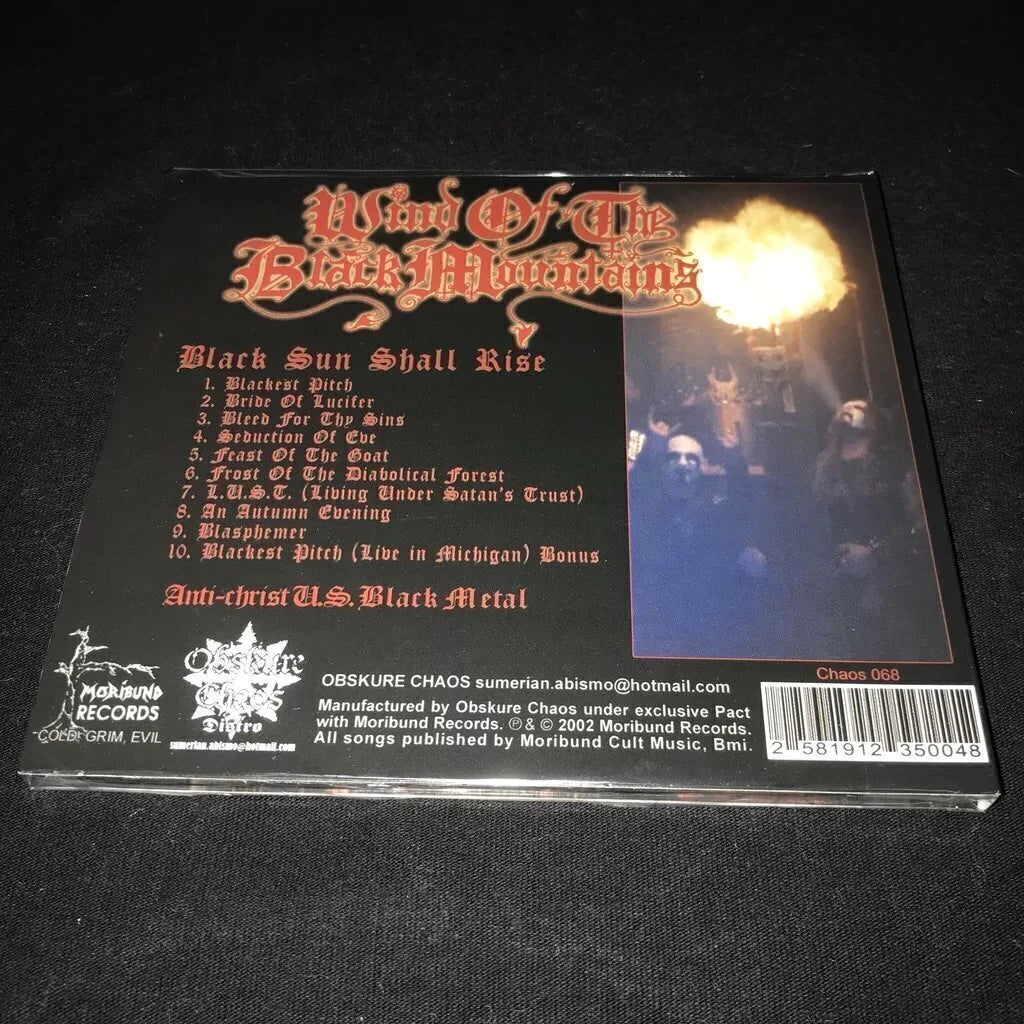 Wind of the Black Mountains - Black Sun Shall Rise CD