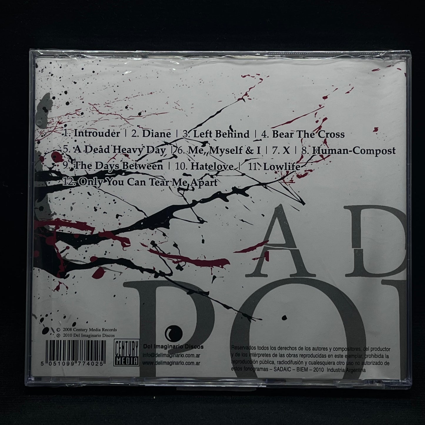 Poison Black - A Dead Heavy Day CD