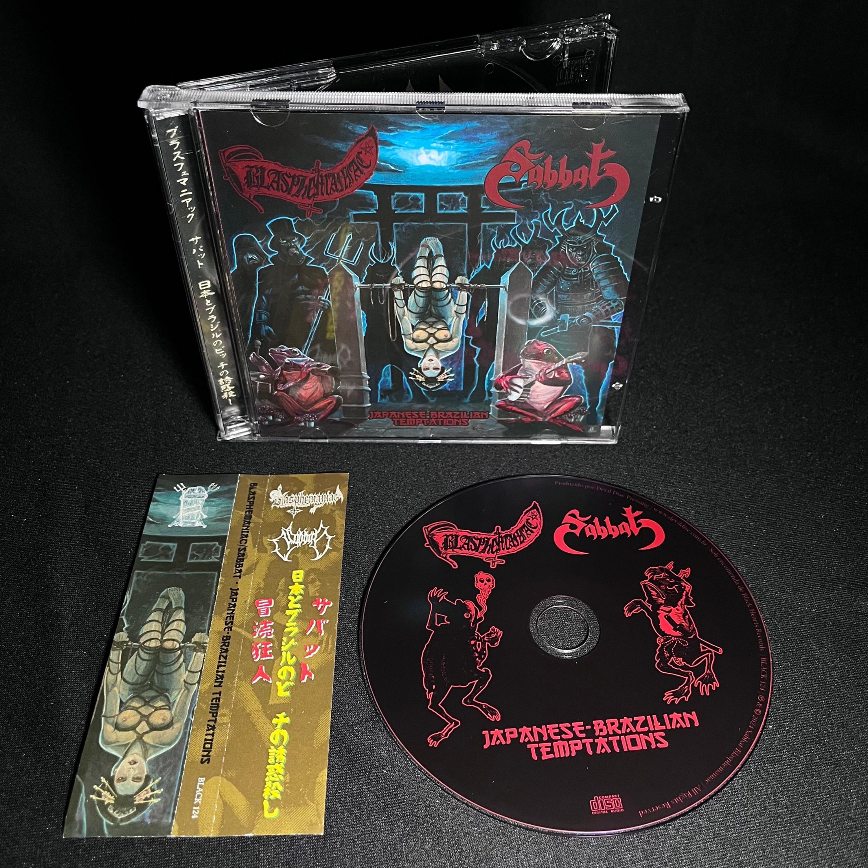 BLASPHEMANIAC/SABBAT "Japanese-Brazilian Temptations" CD