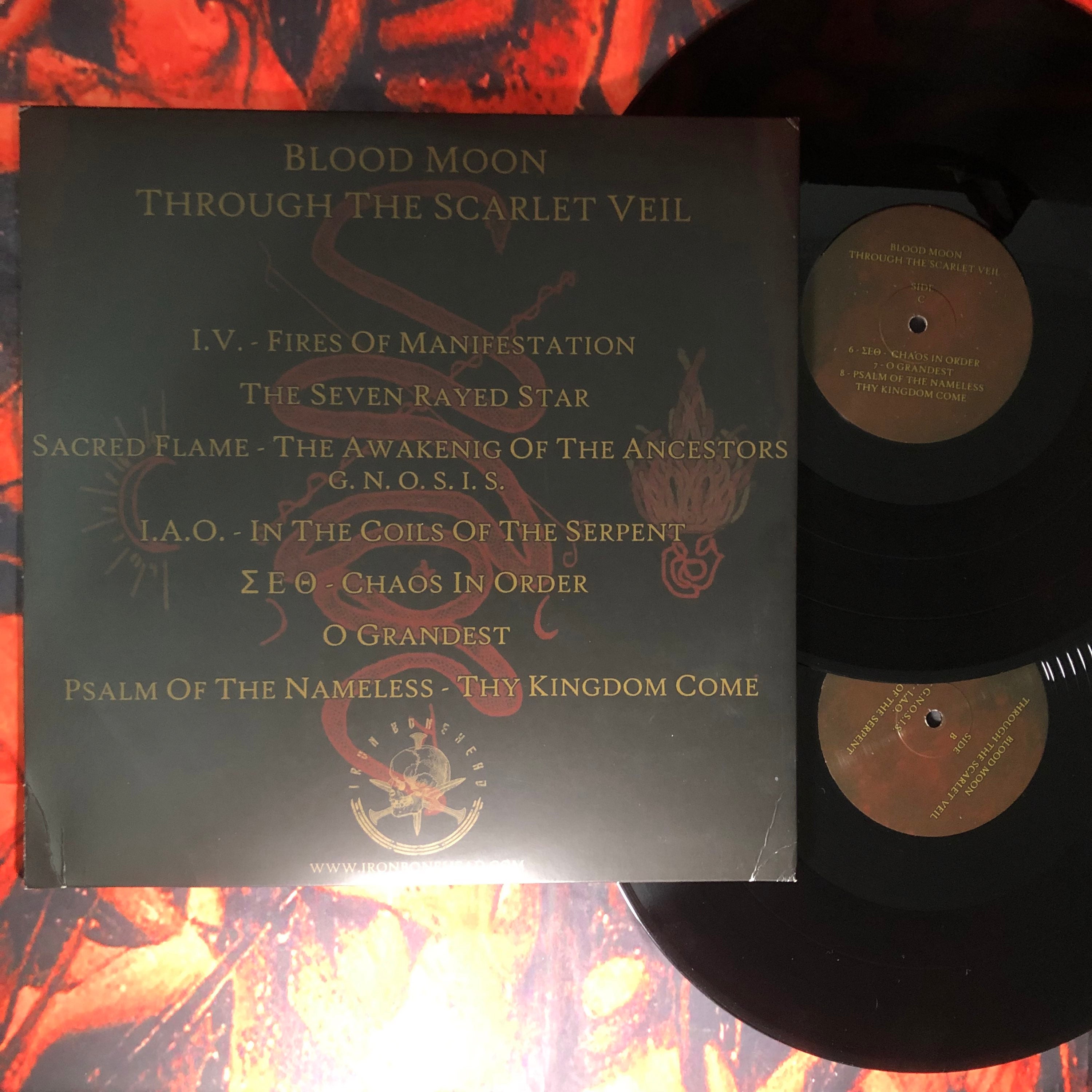Blood Moon - Through The Scarlet Veil LP