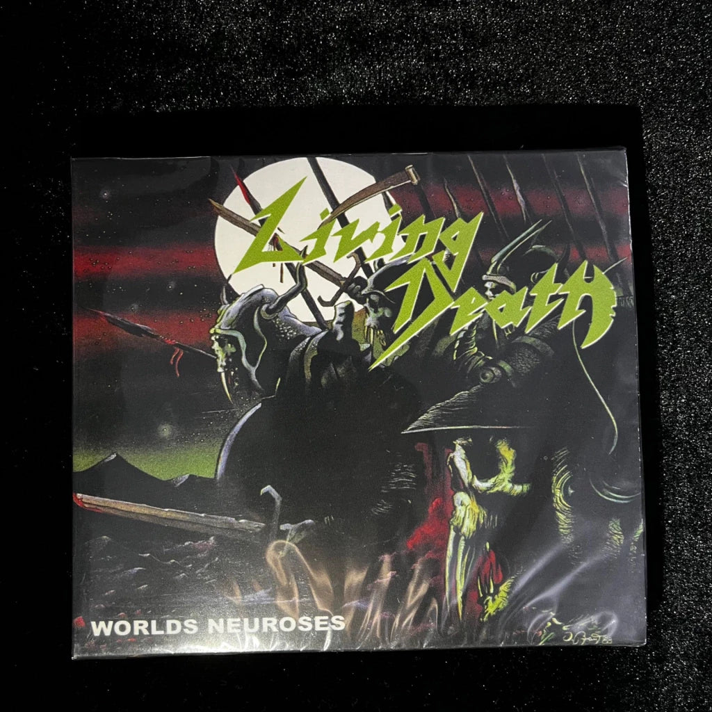 Living Death - Worlds Neuroses CD Slipcase | Black Hearts Records