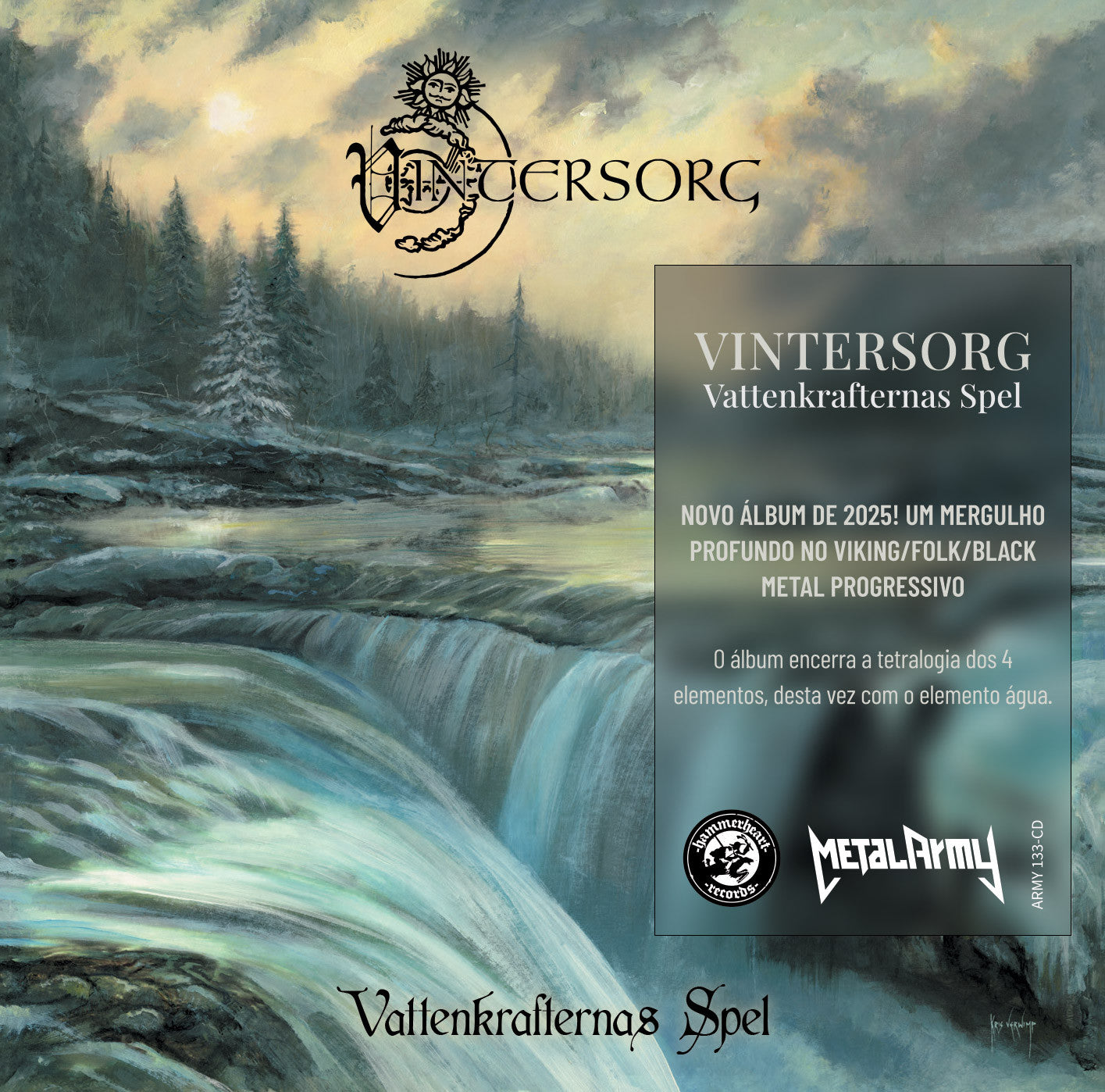 Vintersorg - Vattenkrafternas Spel CD | Black Hearts Records