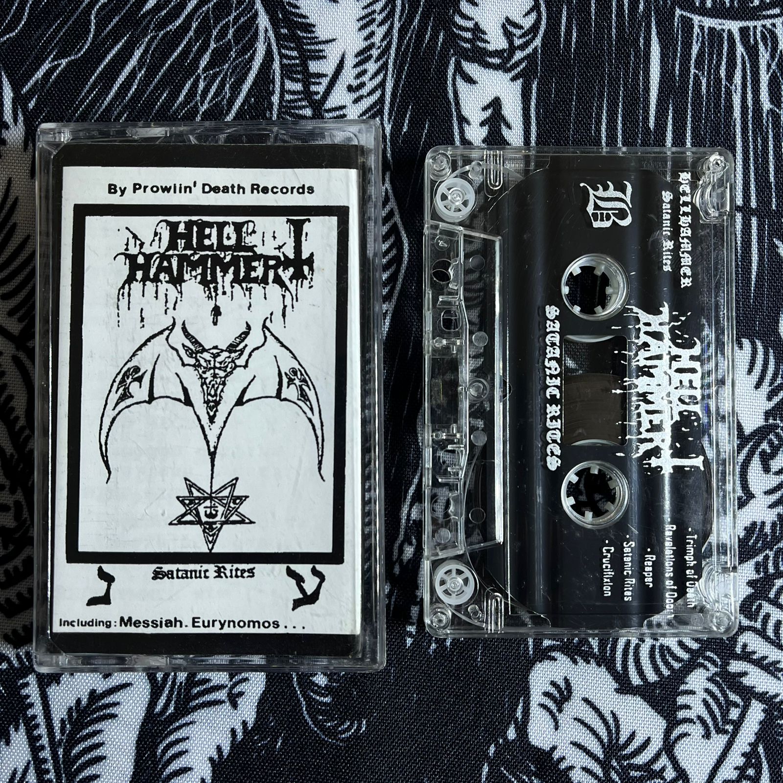 Hellhammer - Satanic Rites Cassete | Black Hearts Records