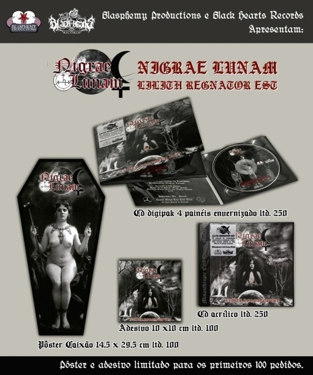 NIGRAE LUNAM "Lilith Regnator Est" CD