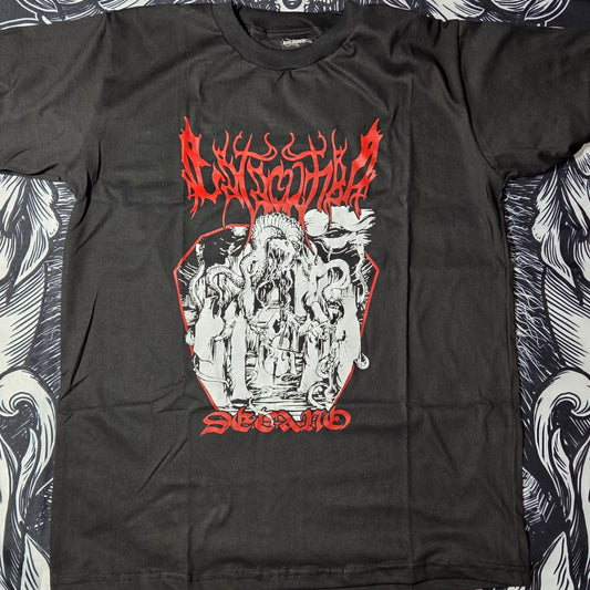 CATACUMBA - Decano Camiseta Preta | Black Hearts Records