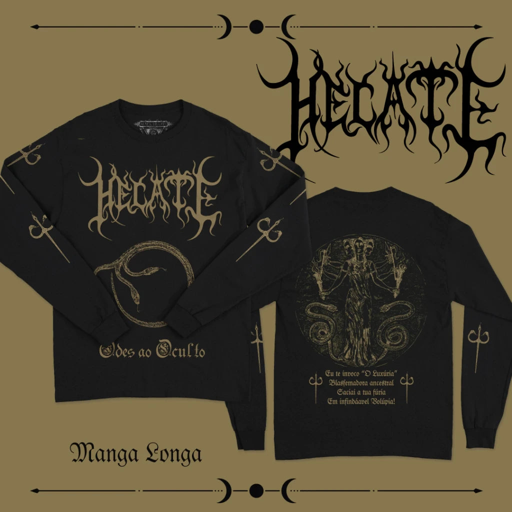 HECATE - Odes ao Oculto Manga Longa | Black Hearts Records