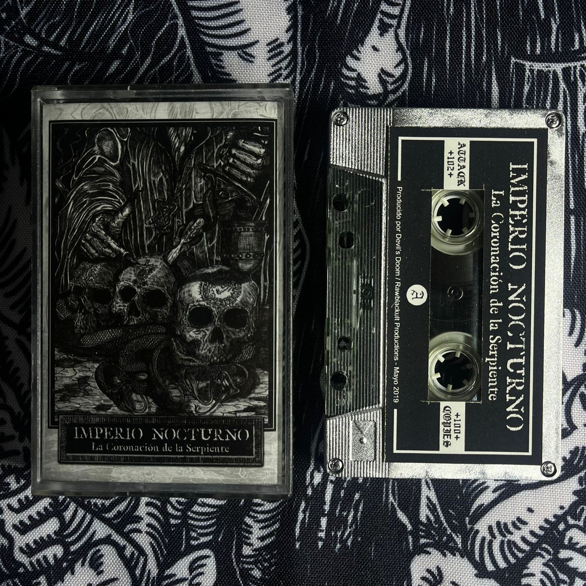 IMPERIO NOCTURNO - La coronación de la serpiente Cassete | Black Hearts Records