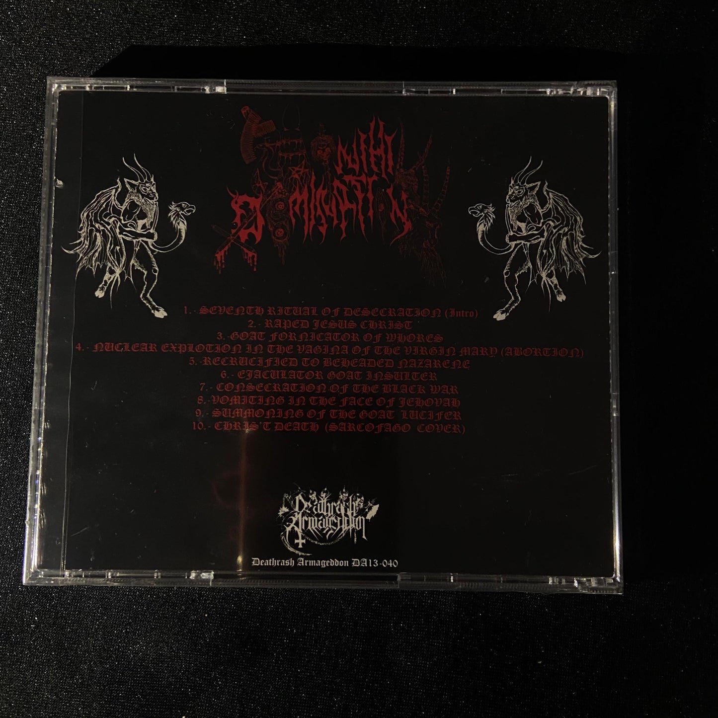 NIHIL DOMINATION- Sado Perverser Goat Insulter CD