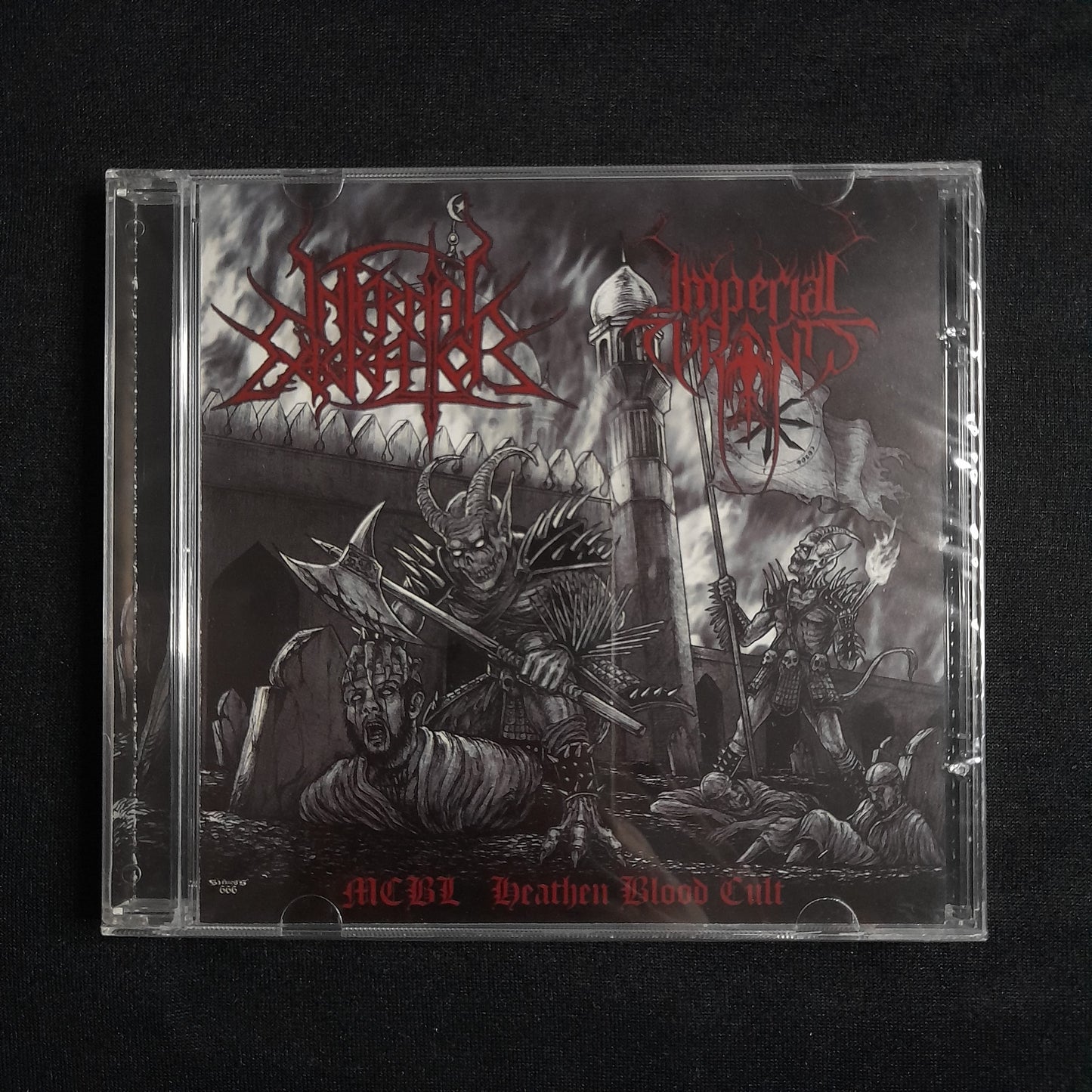 Infernal Execrator / Imperial Tyrants - MCBL Heathen Blood Cult CD | Black Hearts Records