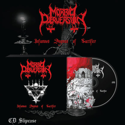 MORBID PERVERSION- Infamous Dogmas of Sacrifice CD Slipcase | Black Hearts Records