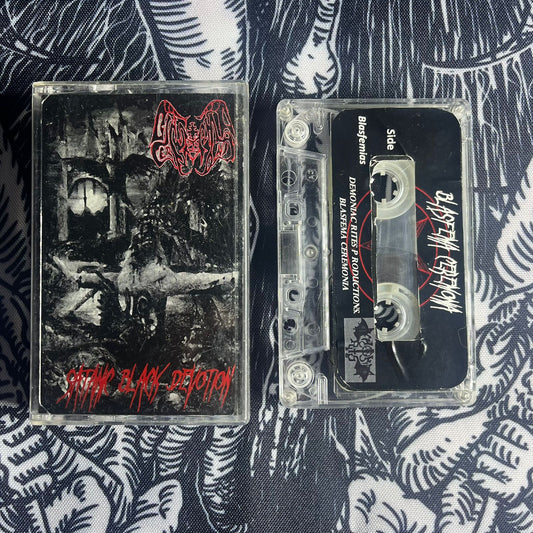 BLASFEMA CEREMONIA - Satanic Black Devotion Cassete | Black Hearts Records