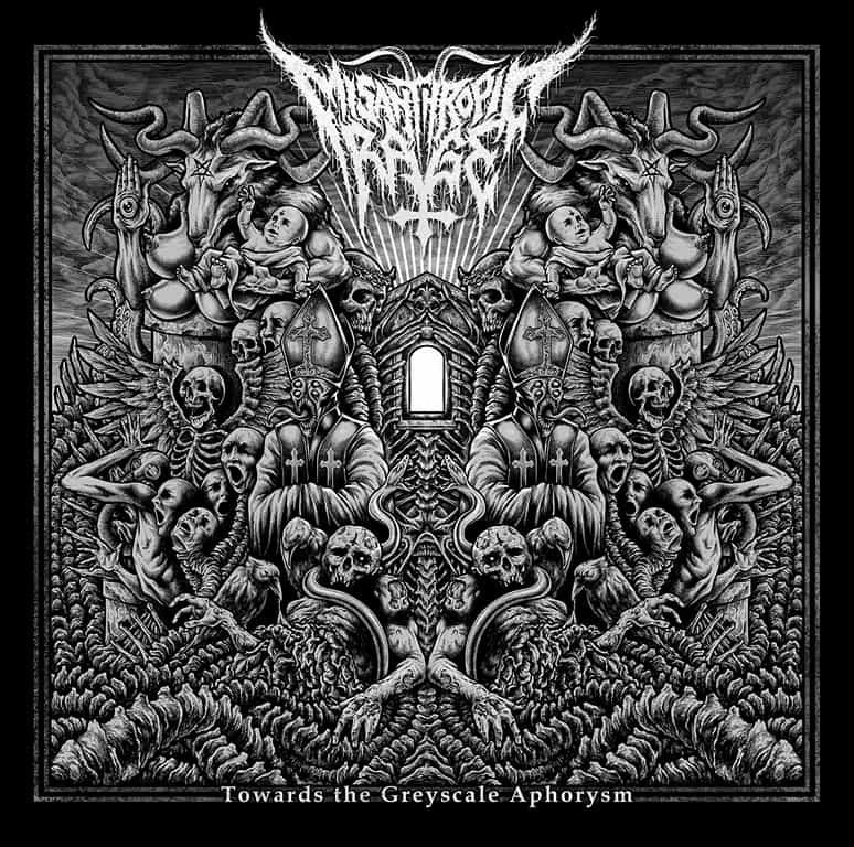Misanthropic Rage - Towards the Greyscale Aphorysm CD | Black Hearts Records