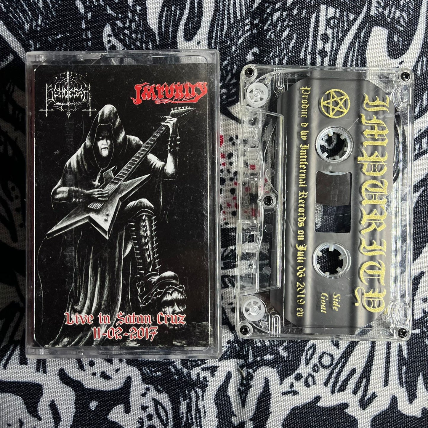 Impurity / Bemdesar - Live in Satan Cruz Cassete | Black Hearts Records