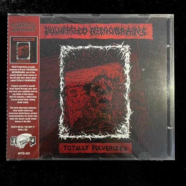 Pulverized Necrobrains - Totally Pulverized CD | Black Hearts Records