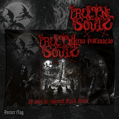 Profane Souls - Eterna Profanação Bandeira | Black Hearts Records