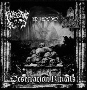 Freezing Blood / Widmo / The Sons of Perdition - Desecration Rituals CD | Black Hearts Records