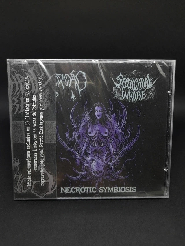Sepulchral Whore / Podridão - Necrotic Symbiosis Split CD | Black Hearts Records