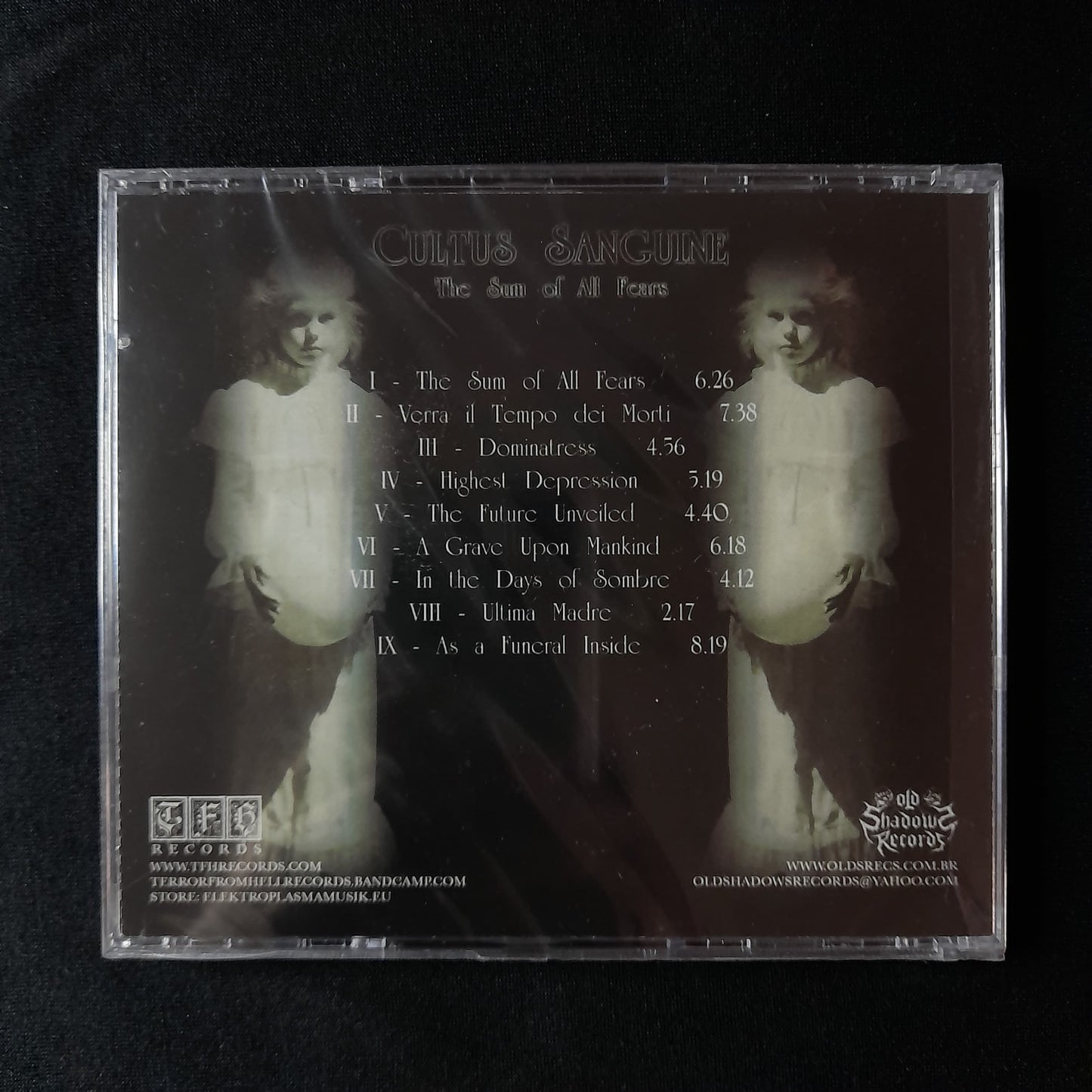 Cultus Sanguine - The Sum of All Fears CD