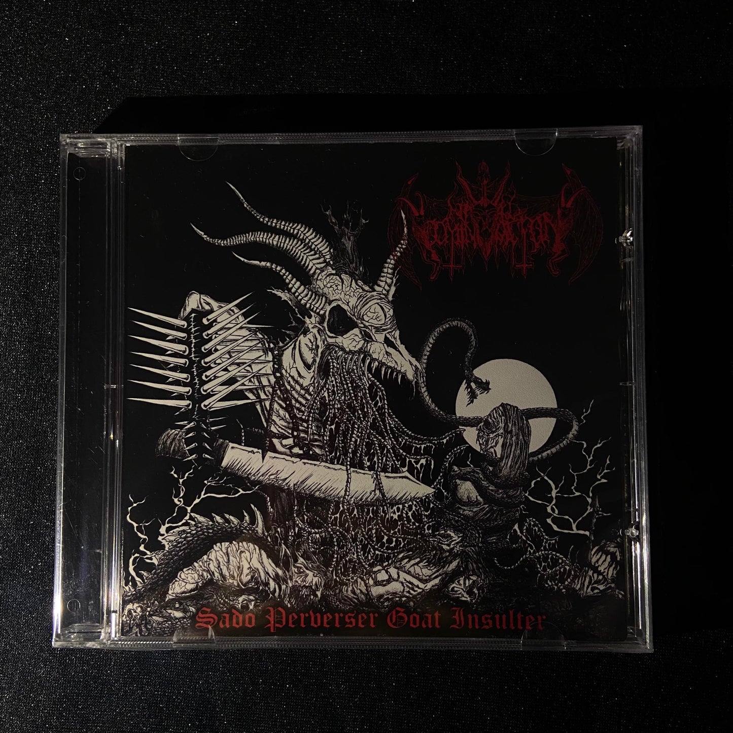 NIHIL DOMINATION- Sado Perverser Goat Insulter CD | Black Hearts Records